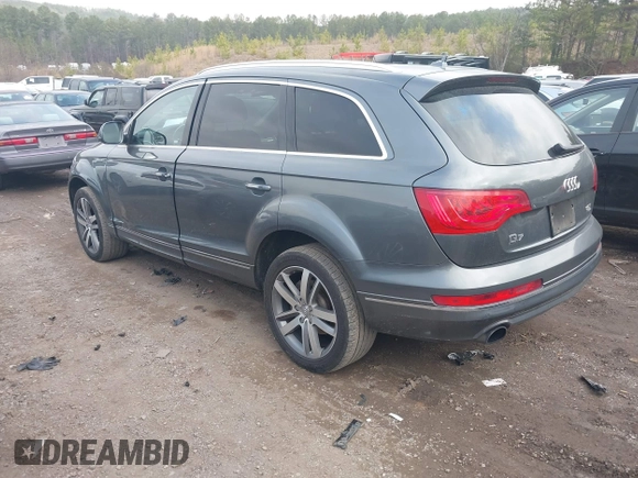 2015 Audi Q7 Premium Plus with VIN WA1LGAFE4FD008776, listed as a IAAI auction lot 41528346 with 213,557 mi miles and . Bid and sale history available at DreamBid. Image 3.