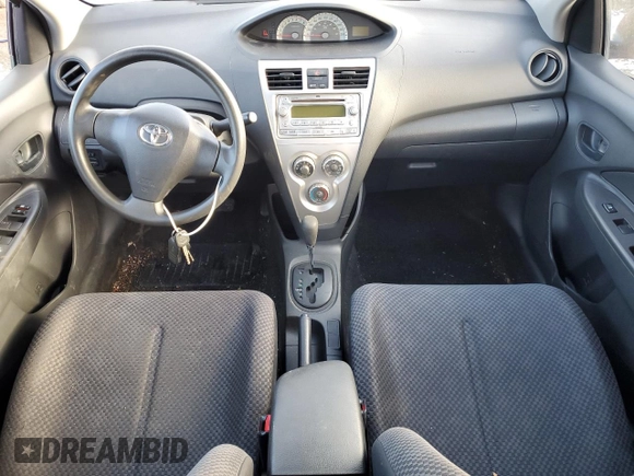 2008 Toyota Yaris with VIN JTDBT923581285506, listed as a Copart auction lot 81775244 with 188,482 mi miles and Salvage Title. Bid and sale history available at DreamBid. Image 8.