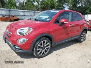 2016 FIAT 500X Trekking Plus with VIN ZFBCFXET7GP388002, listed as a Copart auction lot 59931355 with 116,860 mi miles and Salvage title. Bid and sale history available at DreamBid. Image 1.