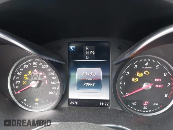 2016 Mercedes-Benz C 300 with VIN 55SWF4JB5GU157730, listed as a IAAI auction lot 42405741 with 73,998 mi miles and . Bid and sale history available at DreamBid. Image 7.