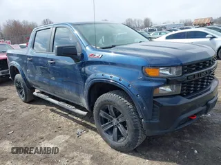 2020 Chevrolet Silverado 1500 Custom Trail Boss with VIN 1GCPYCEFXLZ320268, listed as a IAAI auction lot 41878181 with 60,420 mi miles and . Bid and sale history available at DreamBid. Image 1.