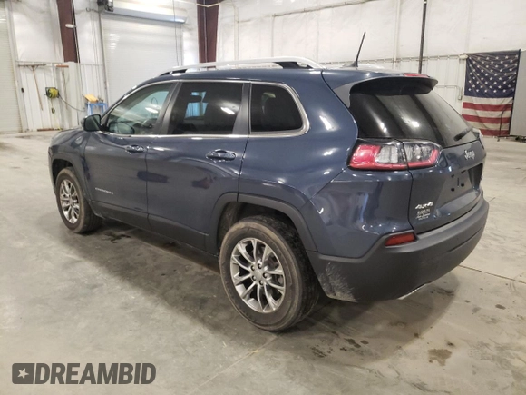 2021 Jeep Cherokee Latitude Lux with VIN 1C4PJMMXXMD109834, listed as a Copart auction lot 50246515 with 32,819 mi miles and Salvage Title. Bid and sale history available at carsss.com. Image 2.
