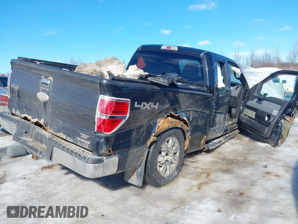 2012 Ford F-150 XL with VIN 1FTFX1EF8CFA52034, listed as a IAAI auction lot 41634186 with 168,533 mi miles. Bid and sale history available at carsss.com. Image 4.
