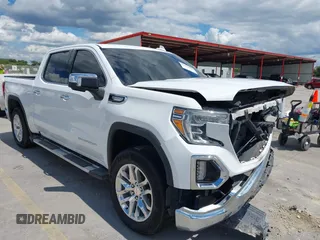 2019 GMC Sierra 1500 SLT z VIN 3GTP8DED7KG268973, wystawiony jako IAAI lot #42224064 z przebiegiem 98 871 mil mil oraz . Historia ofert i sprzedaży dostępna na DreamBid. Obrazek 1.