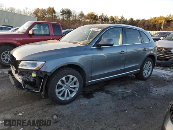 2013 Audi Q5 Premium with VIN WA1CFAFP9DA031506, listed as a Copart auction lot 42176665 with 98,951 mi miles and Salvage Title. Bid and sale history available at carsss.com. Image 1.