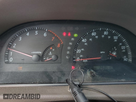 2004 Toyota Camry LE with VIN 4T1BE32K74U884720, listed as a Copart auction lot 49534195 with 253,516 mi miles and Salvage Title. Bid and sale history available at DreamBid. Image 9.