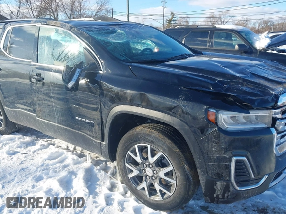 2022 GMC Acadia SLE with VIN 1GKKNKL46NZ165160, listed as a IAAI auction lot 41608269 with 48,018 mi miles. Bid and sale history available at carsss.com. Image 6.