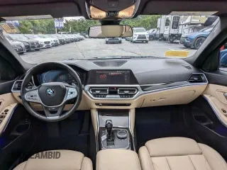 2021 BMW 3 Series 330i xDrive with VIN WBA5R7C05MFL07XXX, listed as a Copart auction lot 48625465 with 33,325 mi miles and Clean Title. Bid and sale history available at carsss.com. Image 9.