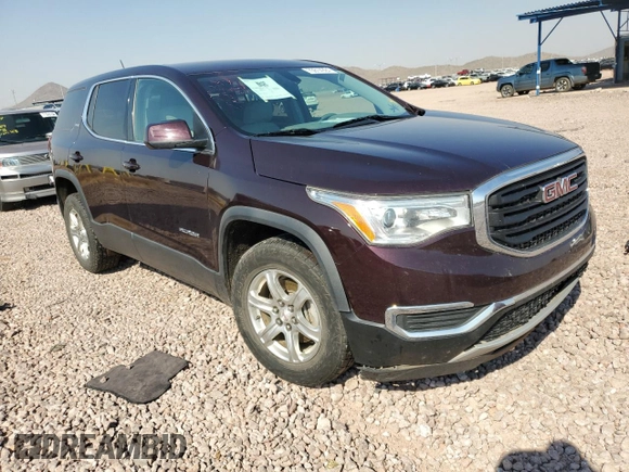2018 GMC Acadia SLE with VIN 1GKKNRLS8JZ113255, listed as a Copart auction lot 70614924 with 99,065 mi miles and Salvage title. Bid and sale history available at DreamBid. Image 4.