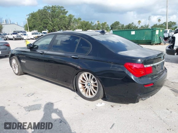 2012 BMW 7 Series 740Li with VIN WBAKB4C57CC576203, listed as a IAAI auction lot 42792281 with 91,705 mi miles and . Bid and sale history available at DreamBid. Image 3.