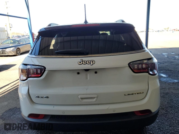 2025 Jeep Compass Limited with VIN 3C4NJDCN8ST511480, listed as a Copart auction lot 60254565 with 17,277 mi miles and Salvage title. Bid and sale history available at DreamBid. Image 6.
