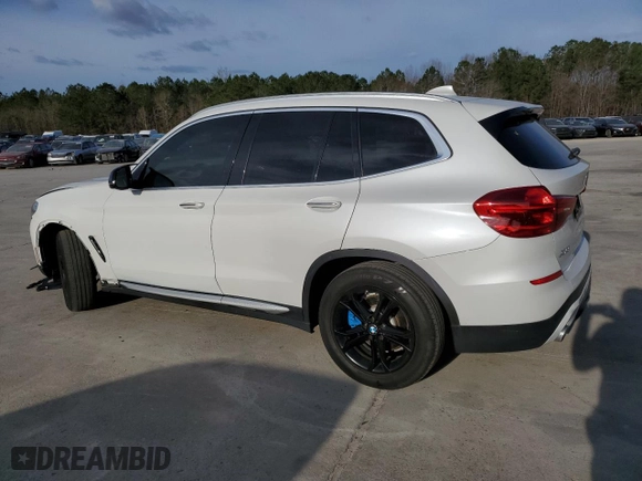 2019 BMW X3 sDrive30i with VIN 5UXTR7C53KLR44605, listed as a Copart auction lot 47634085 with 89,444 mi miles and Salvage Title. Bid and sale history available at carsss.com. Image 2.