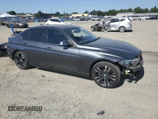 2018 BMW 3 Series 330i with VIN WBA8B9G54JNU95856, listed as a Copart auction lot 58526465 with 93,746 mi miles and Salvage title. Bid and sale history available at DreamBid. Image 4.