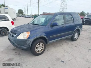 2003 Honda CR-V EX with VIN SHSRD77843U158226, listed as a IAAI auction lot 41491933 with 154,782 mi miles. Bid and sale history available at carsss.com. Image 2.