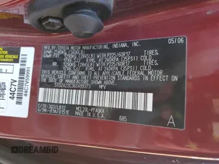 2006 Toyota Sienna XLE with VIN 5TDZA22C36S499373, listed as a Copart auction lot 88601455 with 187,179 mi miles and Non Repairable. Bid and sale history available at carsss.com. Image 13.