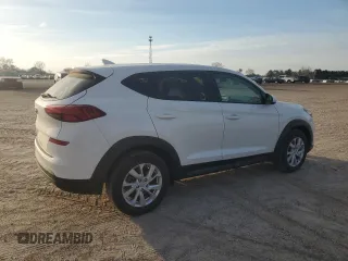 2019 Hyundai Tucson SE with VIN KM8J23A46KU031522, listed as a Copart auction lot 45322715 with 77,491 mi miles and Salvage Title. Bid and sale history available at carsss.com. Image 3.