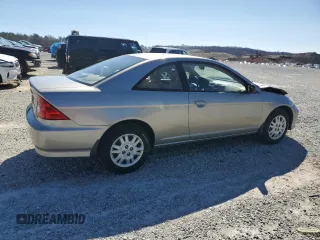 2004 Honda Civic LX with VIN 1HGEM22534L075070, listed as a Copart auction lot 49024885 with 245,343 mi miles and Salvage Title. Bid and sale history available at DreamBid. Image 3.