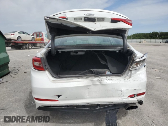 2016 Hyundai Sonata SE с VIN 5NPE24AF5GH312144, выставлен на аукционе Copart как лот 56131274 с пробегом 133 159 миль миль и На запчасти • Non repairable. История ставок и продаж доступна на DreamBid. Изображение 6.