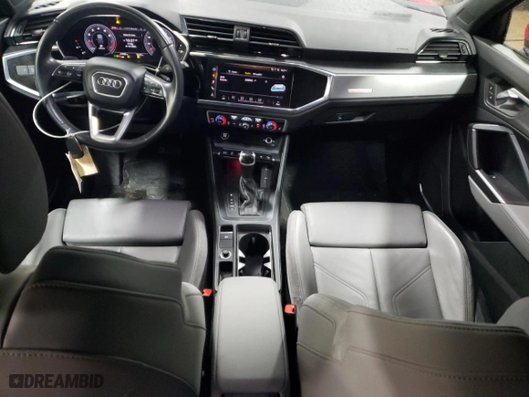 2021 Audi Q3 S line Premium Plus with VIN WA1EECF31M1102153, listed as a Copart auction lot 48142425 with 41,096 mi miles and Salvage Title. Bid and sale history available at carsss.com. Image 8.