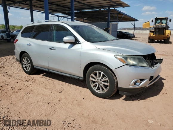 2016 Nissan Pathfinder S z VIN 5N1AR2MN7GC616925, wystawiony jako Copart lot #65597565 z przebiegiem 96 412 mil mil oraz Szkoda całkowita • Salvage title. Historia ofert i sprzedaży dostępna na DreamBid. Obrazek 4.