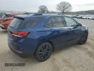 2022 Chevrolet Equinox RS with VIN 3GNAXWEVXNS119642, listed as a Copart auction lot 54705345 with 33,441 mi miles and Salvage title. Bid and sale history available at DreamBid. Image 3.