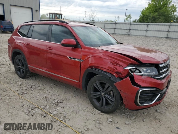 2021 Volkswagen Atlas SE с VIN 1V2NR2CA7MC507251, выставлен на аукционе Copart как лот 57881795 с пробегом 63 257 миль миль и Списание • Salvage title. История ставок и продаж доступна на DreamBid. Изображение 4.