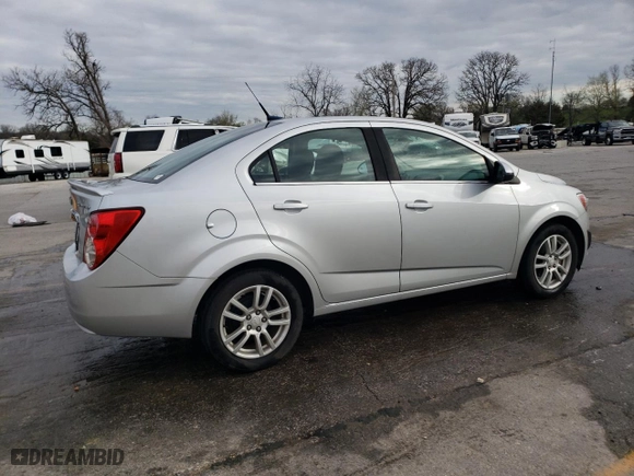 2014 Chevrolet Sonic LT with VIN 1G1JC5SHXE4143722, listed as a Copart auction lot 50823675 with 77,985 mi miles and Salvage Title. Bid and sale history available at carsss.com. Image 3.