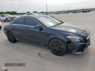 2018 Mercedes-Benz CLA 250 with VIN WDDSJ4GB3JN651024, listed as a Copart auction lot 58586585 with 111,293 mi miles and Salvage title. Bid and sale history available at DreamBid. Image 4.