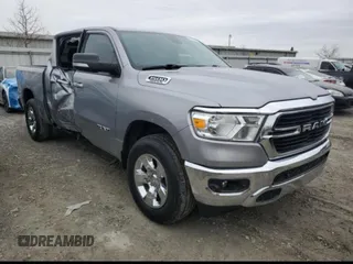2019 Ram 1500 Big Horn with VIN 1C6SRFFTXKN668081, listed as a Copart auction lot 60136735 with 108,309 mi miles and Salvage title. Bid and sale history available at DreamBid. Image 2.