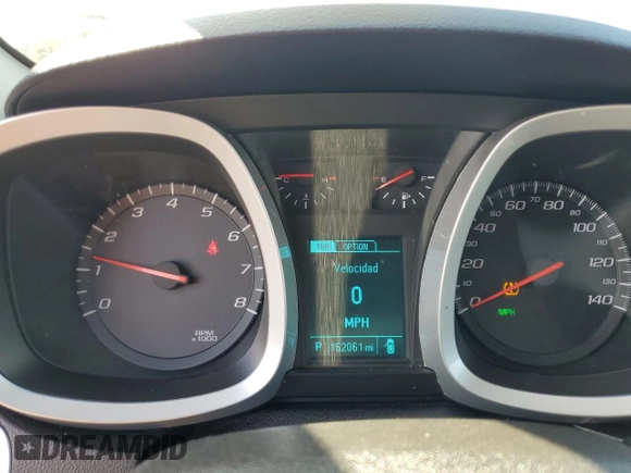 2015 Chevrolet Equinox LT with VIN 2GNALBEKXF1121057, listed as a Copart auction lot 50353395 with 162,061 mi miles and Salvage Title. Bid and sale history available at carsss.com. Image 9.