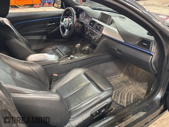 2014 BMW 4 Series 428i xDrive with VIN WBA3N5C56EF716258, listed as a Copart auction lot 52916185 with 106,512 mi miles and Salvage Title. Bid and sale history available at DreamBid. Image 5.