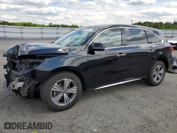2019 Acura MDX with VIN 5J8YD4H36KL034105, listed as a Copart auction lot 49716863 with 32,667 mi miles. Bid and sale history available at carsss.com. Image 1.