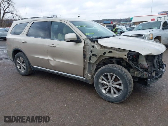 2015 Dodge Durango Limited with VIN 1C4RDHDG4FC907200, listed as a IAAI auction lot 41454294 with 268,848 mi miles and . Bid and sale history available at carsss.com. Image 1.