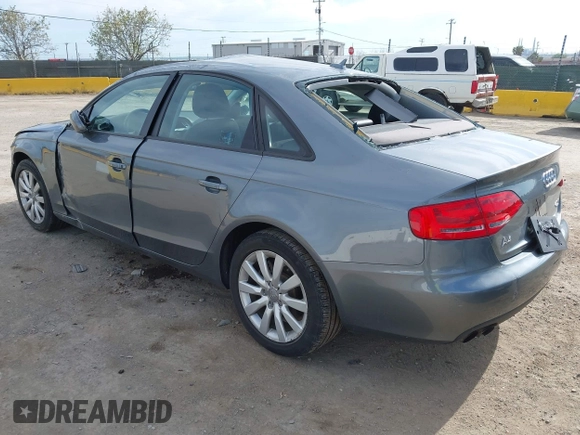 2012 Audi A4 2.0T Premium with VIN WAUBFAFL0CN013351, listed as a IAAI auction lot 41987066 with 61,093 mi miles. Bid and sale history available at carsss.com. Image 3.