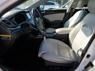 2015 Kia Cadenza Limited with VIN KNALN4D78F5172928, listed as a Copart auction lot 75952444 with 124,572 mi miles and Salvage Title. Bid and sale history available at carsss.com. Image 7.
