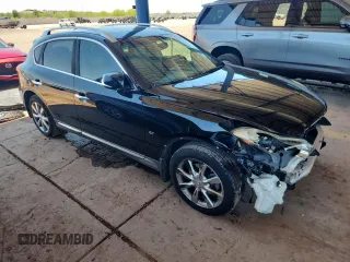 2017 Infiniti QX50 with VIN JN1BJ0RP0HM384262, listed as a Copart auction lot 59692955 with 101,846 mi miles and Salvage title. Bid and sale history available at DreamBid. Image 4.