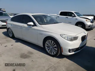 2015 BMW 5 Series GT 535i with VIN WBA5M2C50FD872030, listed as a Copart auction lot 75757894 with 115,707 mi miles and Salvage Title. Bid and sale history available at carsss.com. Image 4.