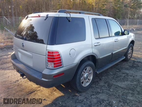 2004 Mercury Mountaineer Convenience z VIN 4M2ZU86K84UJ01654, wystawiony jako IAAI lot #41807444 z przebiegiem 210 427 mil mil oraz . Historia ofert i sprzedaży dostępna na DreamBid. Obrazek 4.