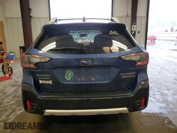 2021 Subaru Outback Touring XT with VIN 4S4BTGPD1M3225464, listed as a Copart auction lot 49187535 with 69,155 mi miles and Salvage title. Bid and sale history available at DreamBid. Image 6.