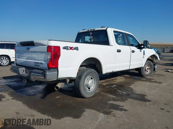 2020 Ford F-250 XL with VIN 1FT7W2B65LEC64011, listed as a IAAI auction lot 40997606 with 154,035 mi miles and . Bid and sale history available at DreamBid. Image 4.