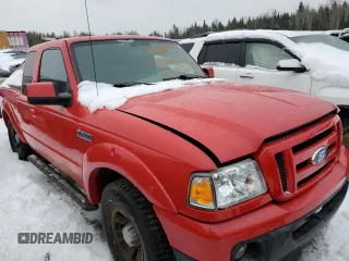 2010 Ford Ranger XLT with VIN 1FTKR4EE8APA20225, listed as a Copart auction lot 46096145 with 0 mi miles and Salvage Title. Bid and sale history available at carsss.com. Image 4.