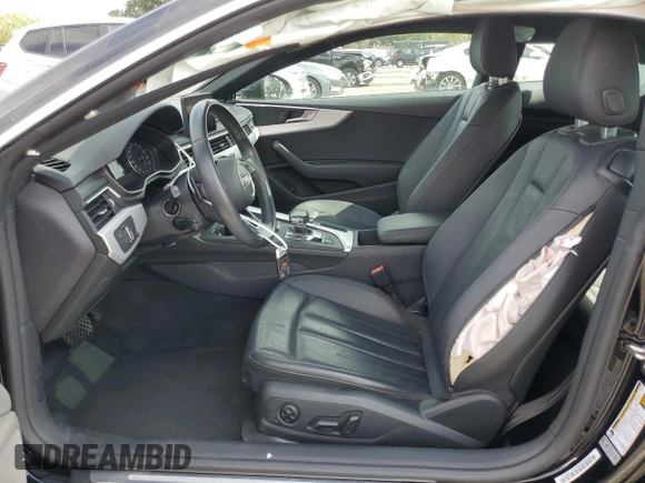 2018 Audi A5 Premium z VIN WAUNNAF59JA049769, wystawiony jako Copart lot #53304215 z przebiegiem 50 572 mil mil oraz Szkoda całkowita • Salvage title. Historia ofert i sprzedaży dostępna na DreamBid. Obrazek 7.