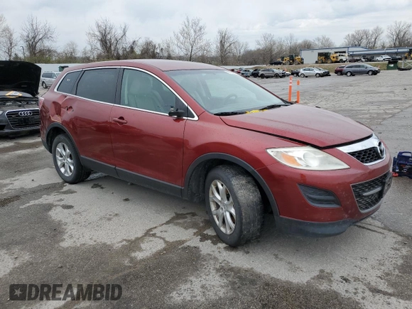 2011 Mazda CX-9 Touring with VIN JM3TB2CA3B0301217, listed as a Copart auction lot 49235675 with 191,441 mi miles and Salvage Title. Bid and sale history available at DreamBid. Image 4.