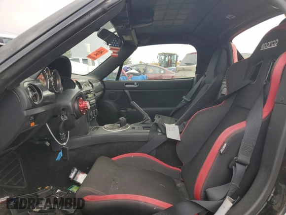 2008 Mazda MX-5 Miata Touring with VIN JM1NC26F080154207, listed as a Copart auction lot 76906044 with 169,602 mi miles and Salvage title. Bid and sale history available at DreamBid. Image 7.