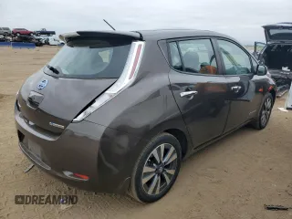 2016 Nissan LEAF S with VIN 1N4BZ0CP8GC308362, listed as a Copart auction lot 70744973 with 50,696 mi miles. Bid and sale history available at carsss.com. Image 3.