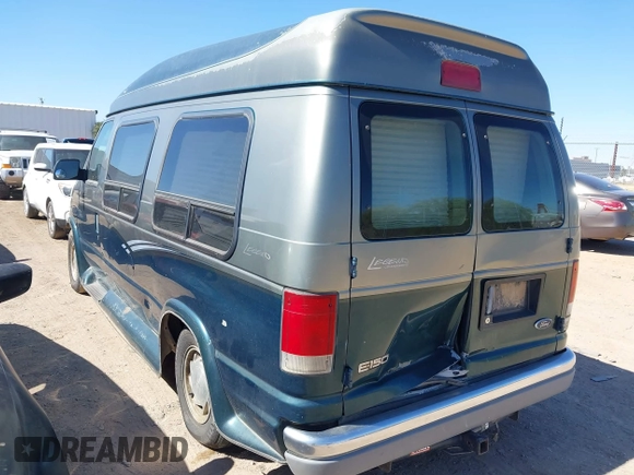 1999 Ford Econoline Cargo Recreational with VIN 1FDRE14L4XHA60812, listed as a IAAI auction lot 42127942 with 176,964 mi miles and . Bid and sale history available at DreamBid. Image 3.