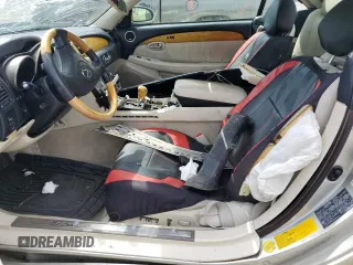 2002 Lexus SC 430 with VIN JTHFN48Y620014211, listed as a Copart auction lot 62884425 with Not provided miles and Salvage title. Bid and sale history available at DreamBid. Image 7.
