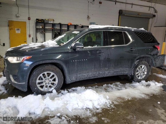 2020 Chevrolet Traverse LT Cloth with VIN 1GNEVGKW6LJ248938, listed as a Copart auction lot 44449565 with 109,147 mi miles and Salvage Title. Bid and sale history available at carsss.com. Image 1.