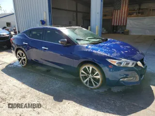 2018 Nissan Maxima Platinum with VIN 1N4AA6APXJC360754, listed as a Copart auction lot 53066555 with 79,358 mi miles and Salvage Title. Bid and sale history available at DreamBid. Image 4.
