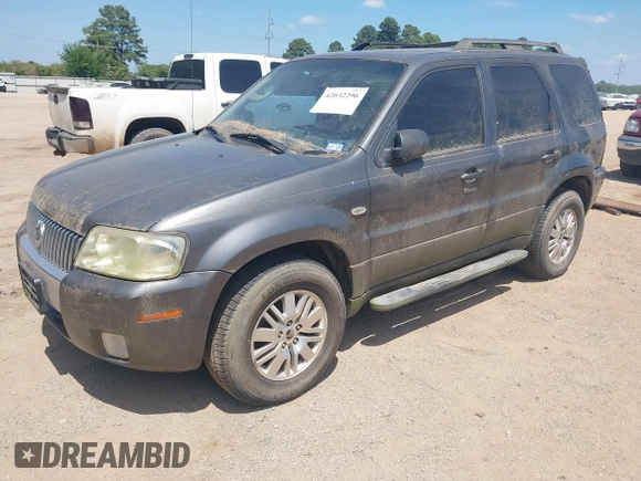 2005 Mercury Mariner Luxury with VIN 4M2CU57195DJ25103, listed as a IAAI auction lot 42032296 with 154,134 mi miles and . Bid and sale history available at DreamBid. Image 2.